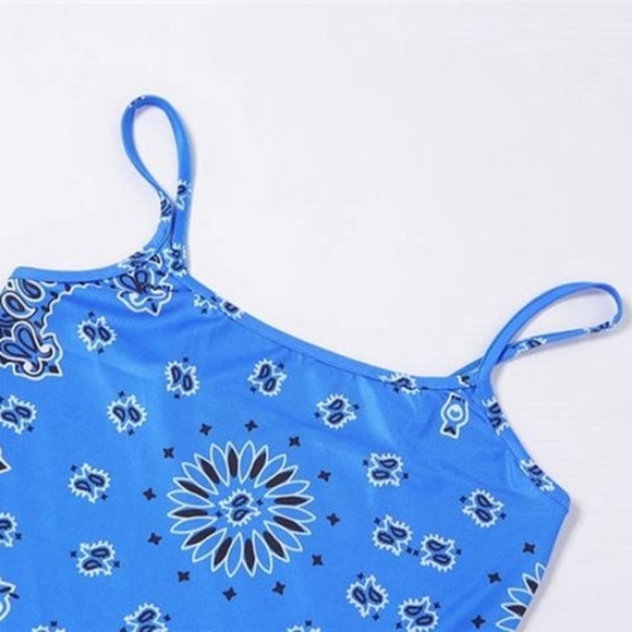 Bandana Print Mini Dress - Picture 3 of 7